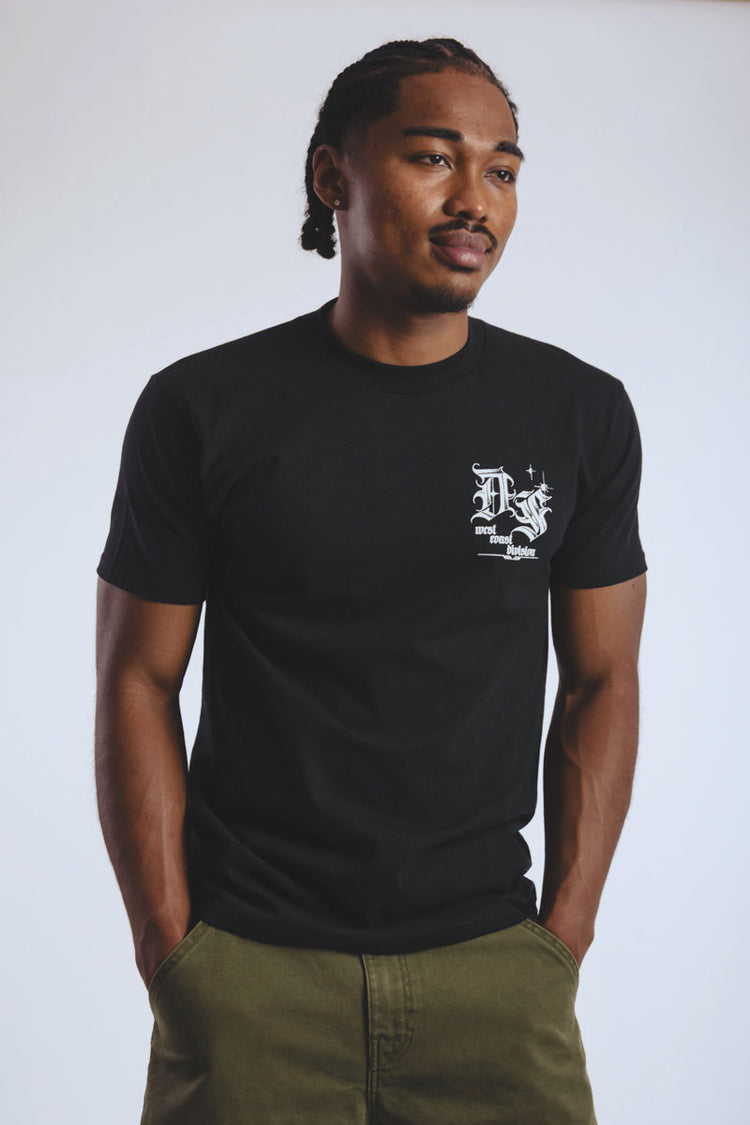 Calico Bass Stock Tee - BLK