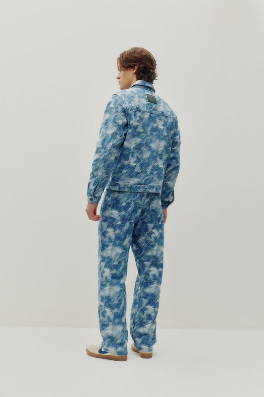 Camo Baggy Denim Pants - JAC