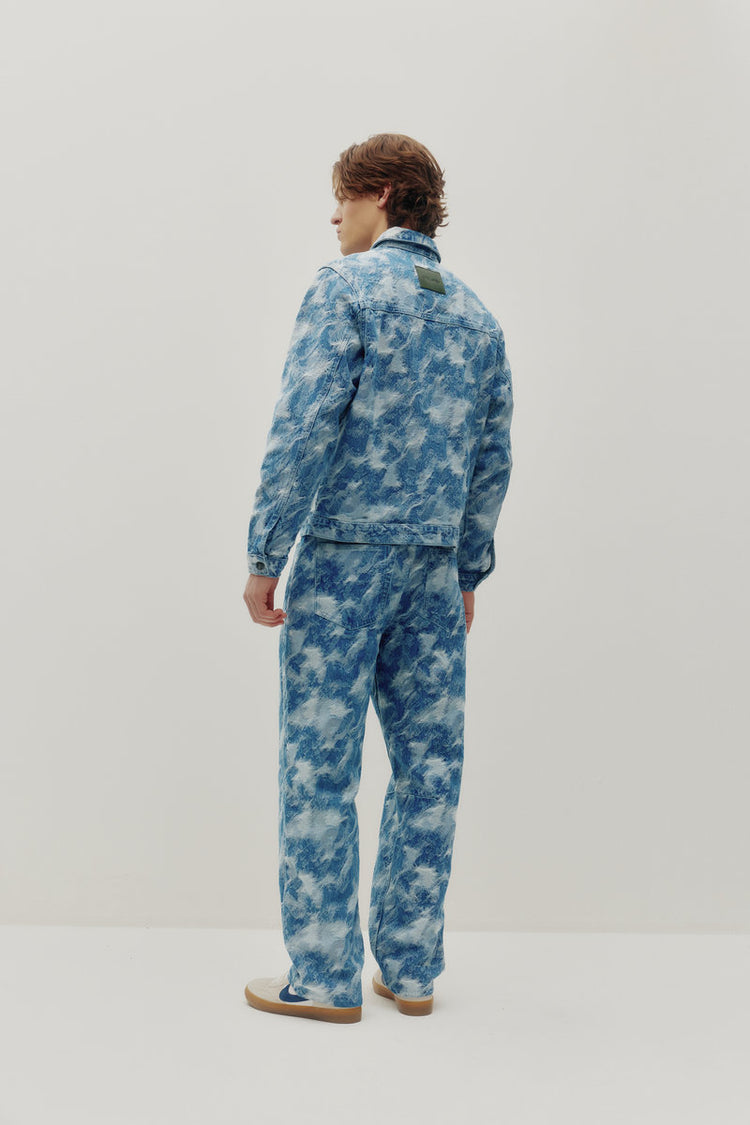 Camo Baggy Denim Pants - JAC