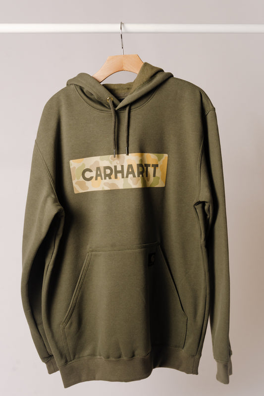 Camo Logo Graphic Hoodie - DOV