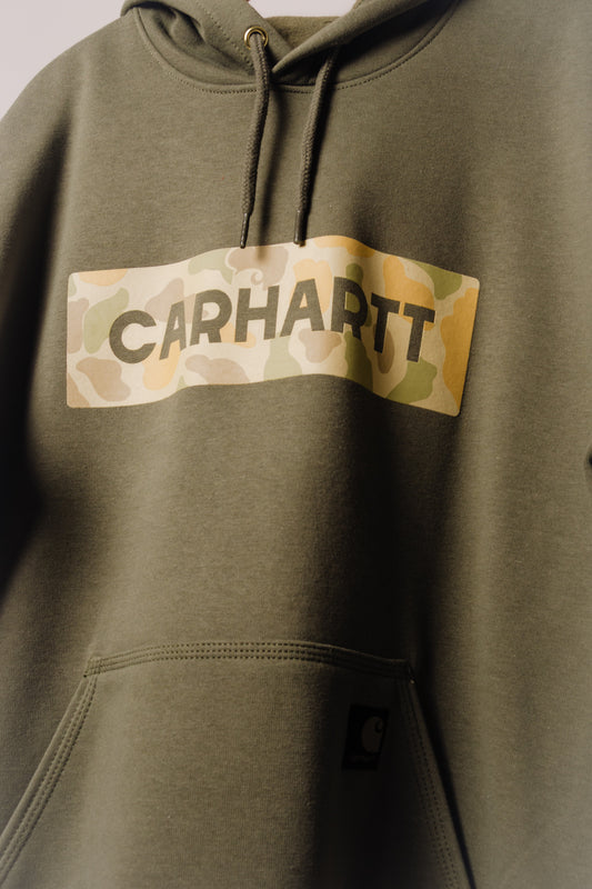 Camo Logo Graphic Hoodie - DOV