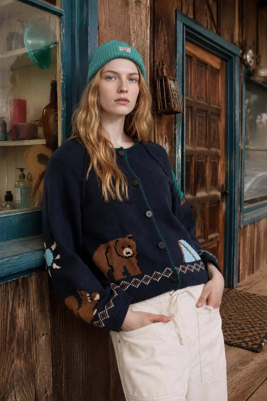 Camping Cardigan - NVY