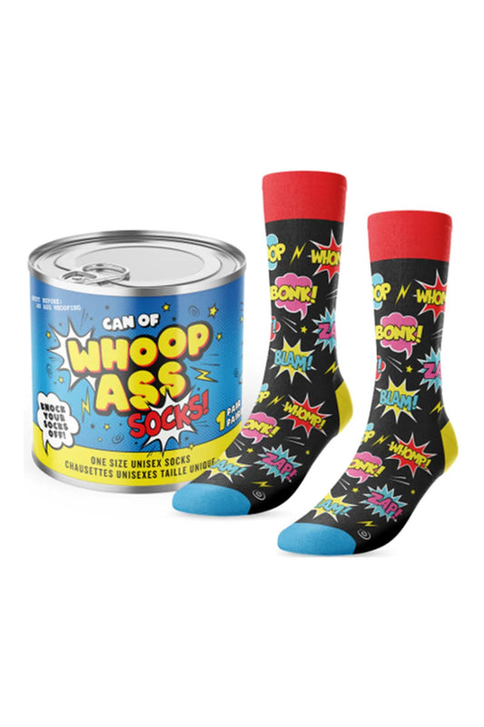 Can Of Whoopass Socks - MUL