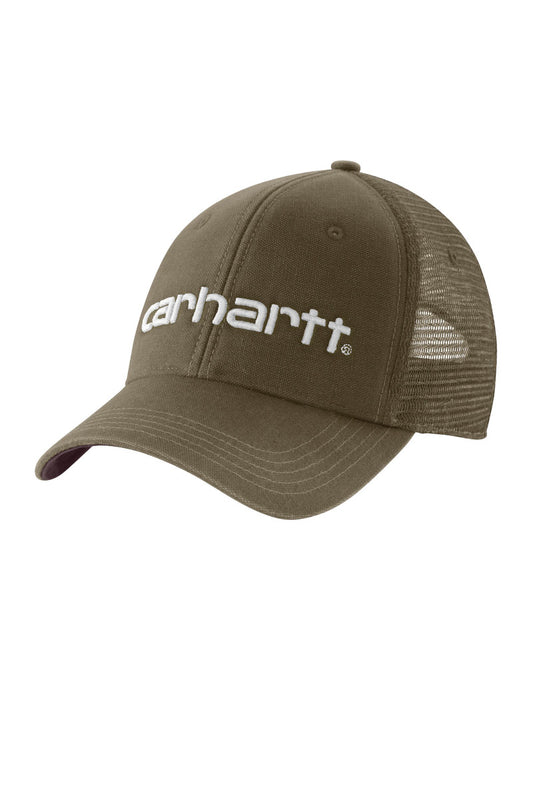 Canvas Mesh Back Logo Cap - BLB