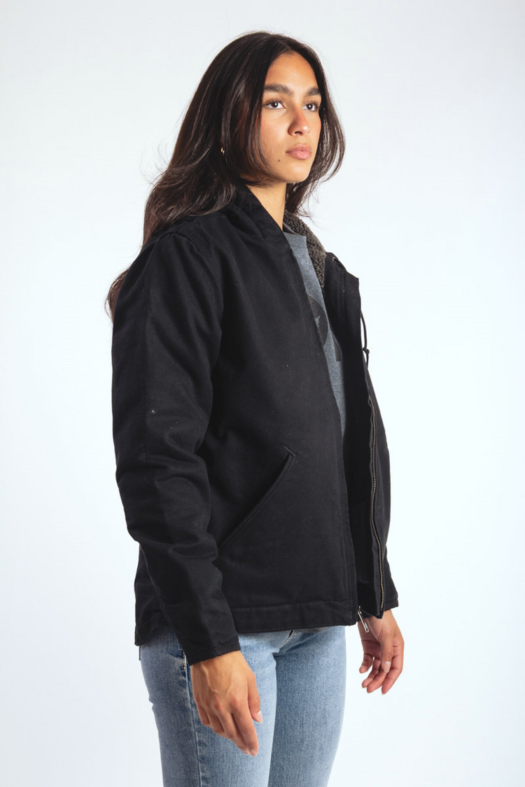 Loose Iconic Washed Duck Sierra Jacket - BLK