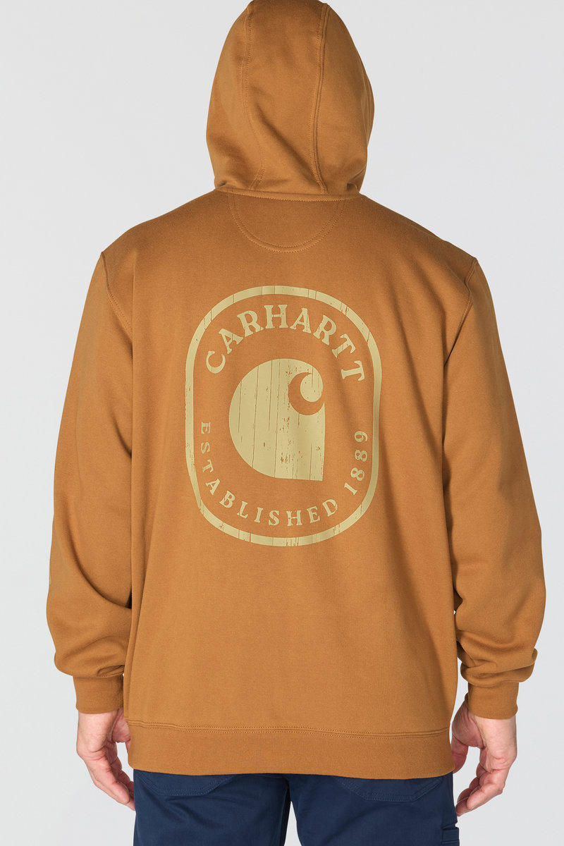 Paxton 1889 Graphic Hoodie - Brown
