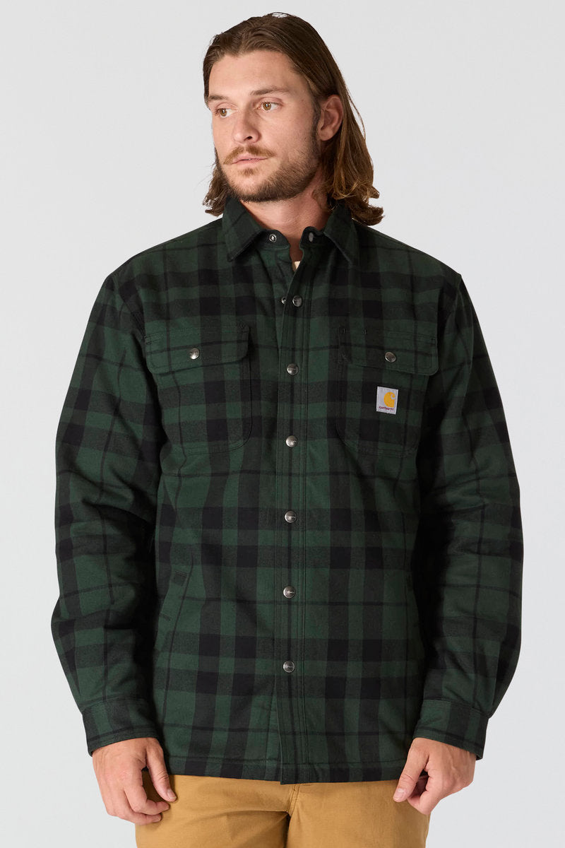 Relaxed Flannel Sherpa Jacket - FOR
