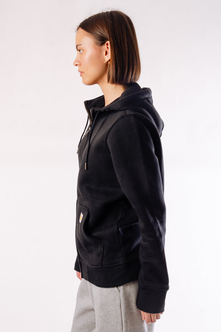 Clarksburg Relaxed Full-Zip Sweatshirt - BLK