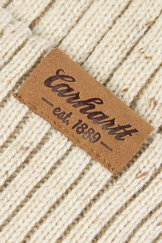 Wool Blend Cuffed Beanie - Oatmilk Nep - OAT