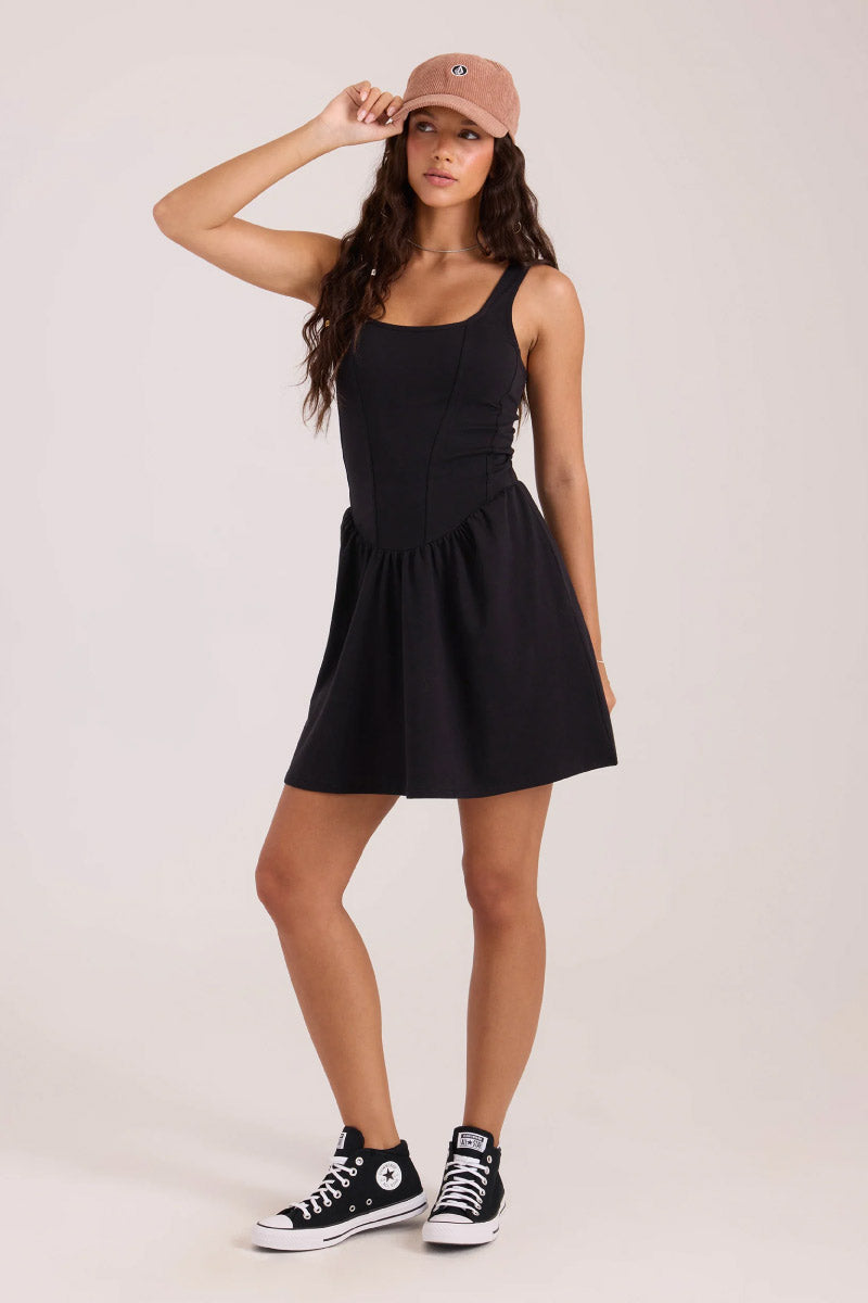 Carve Dress - BLK