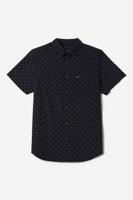 Charter Print Shirt - BLK