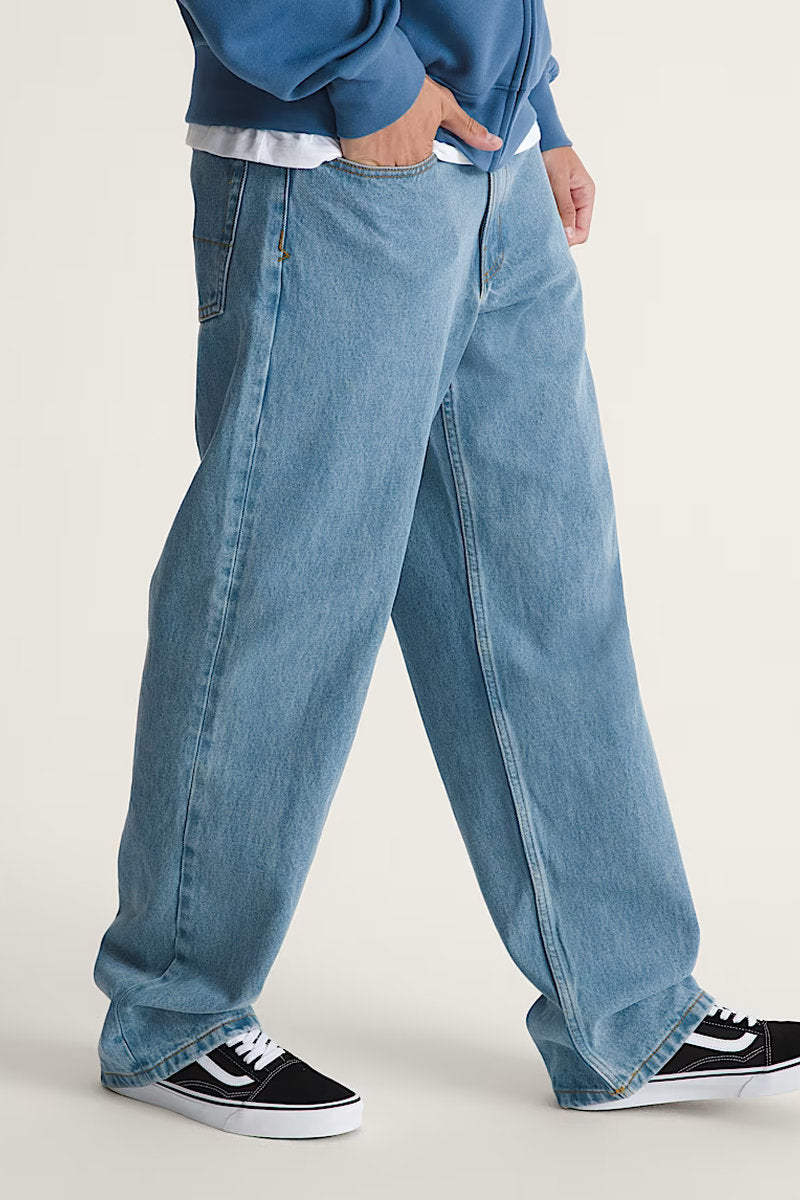 Check-5 Loose Denim Pants - 32