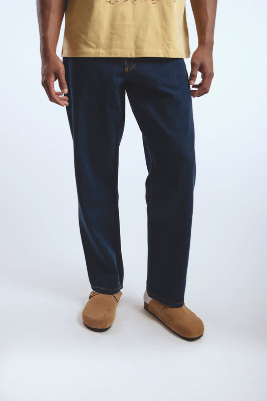 Check-5 Loose Denim Pants - DRR
