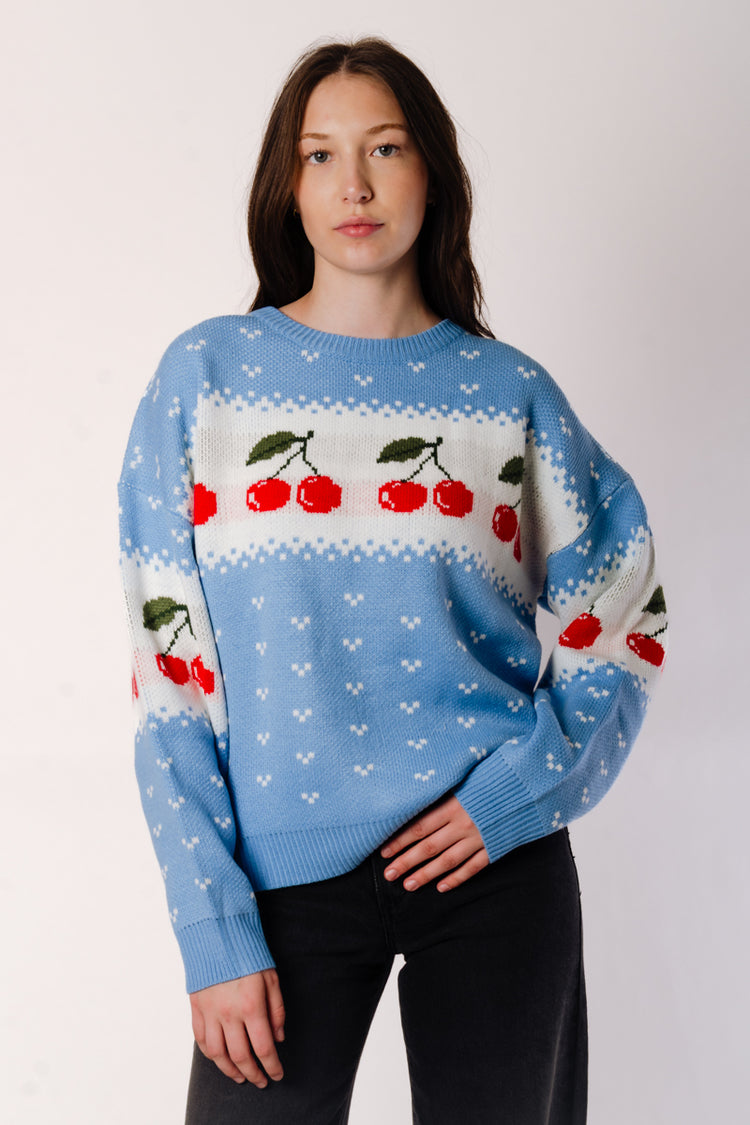 Cherries Sweater - BLU