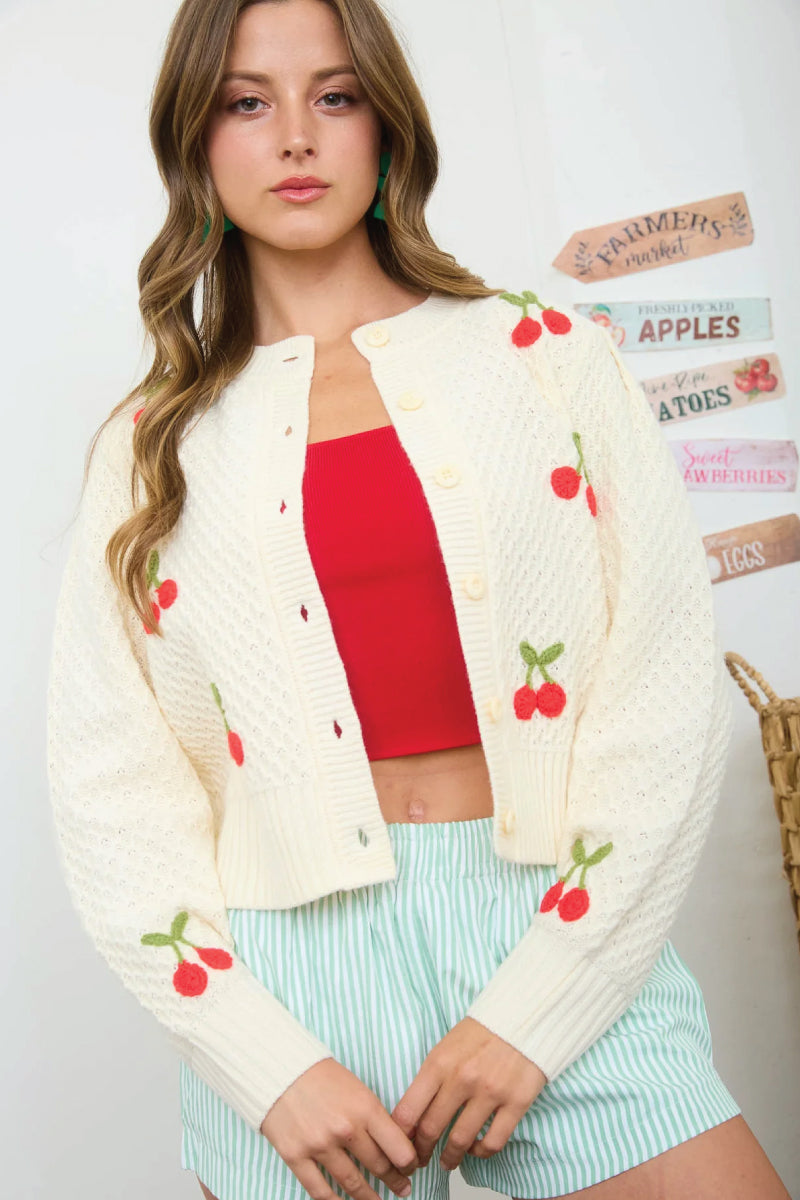 Cherry Cardigan - CRM
