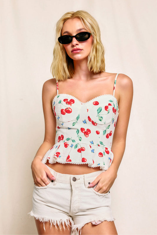 Cherry Corset Top - SRC