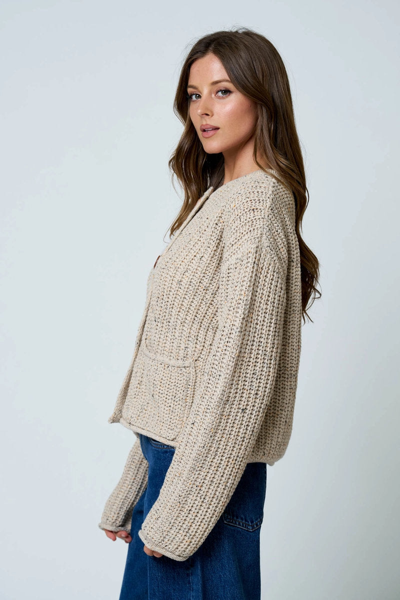 Chunky Knit Cardigan - KHA