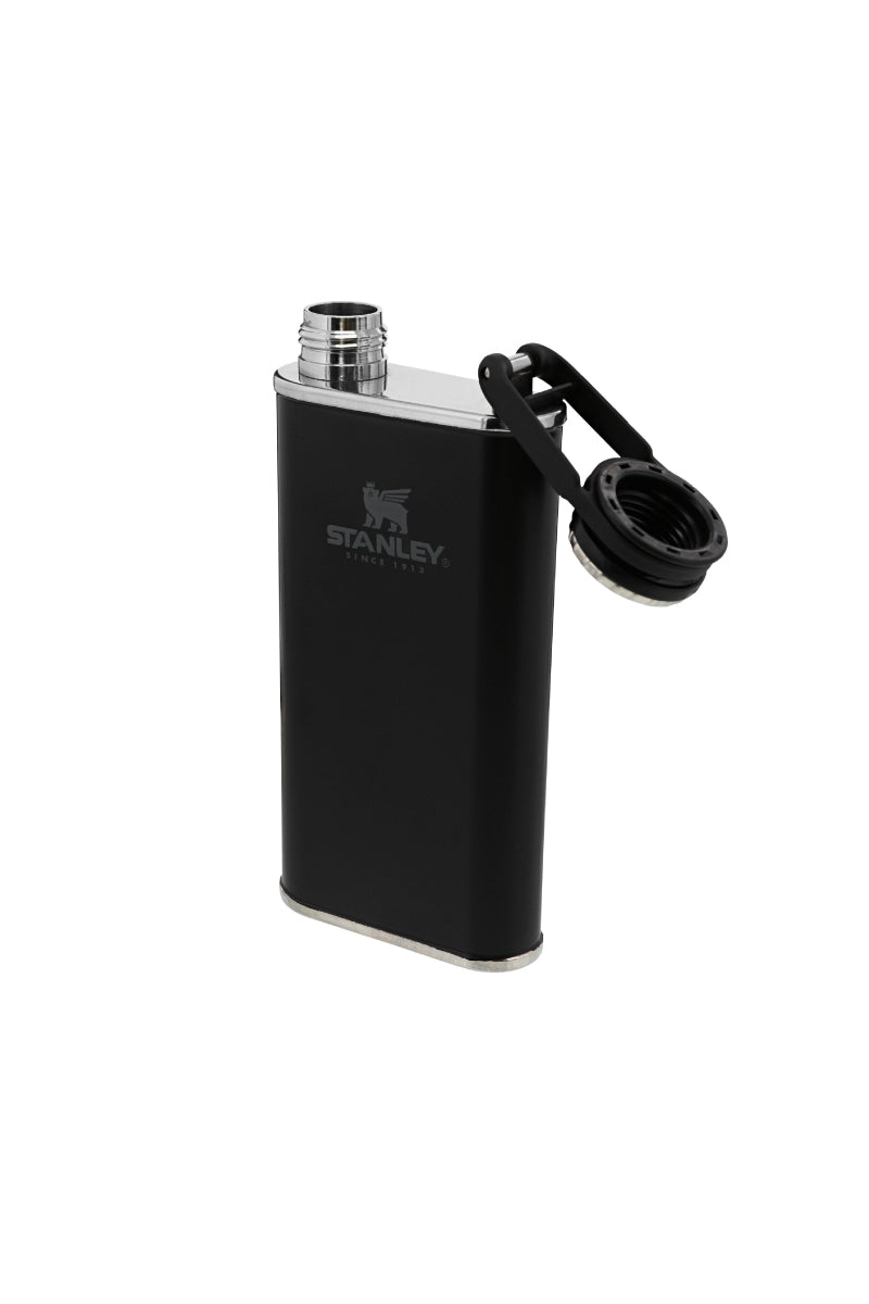 Classic Easy Fill Wide Mouth Flask 8 oz - Matte Black - MBK