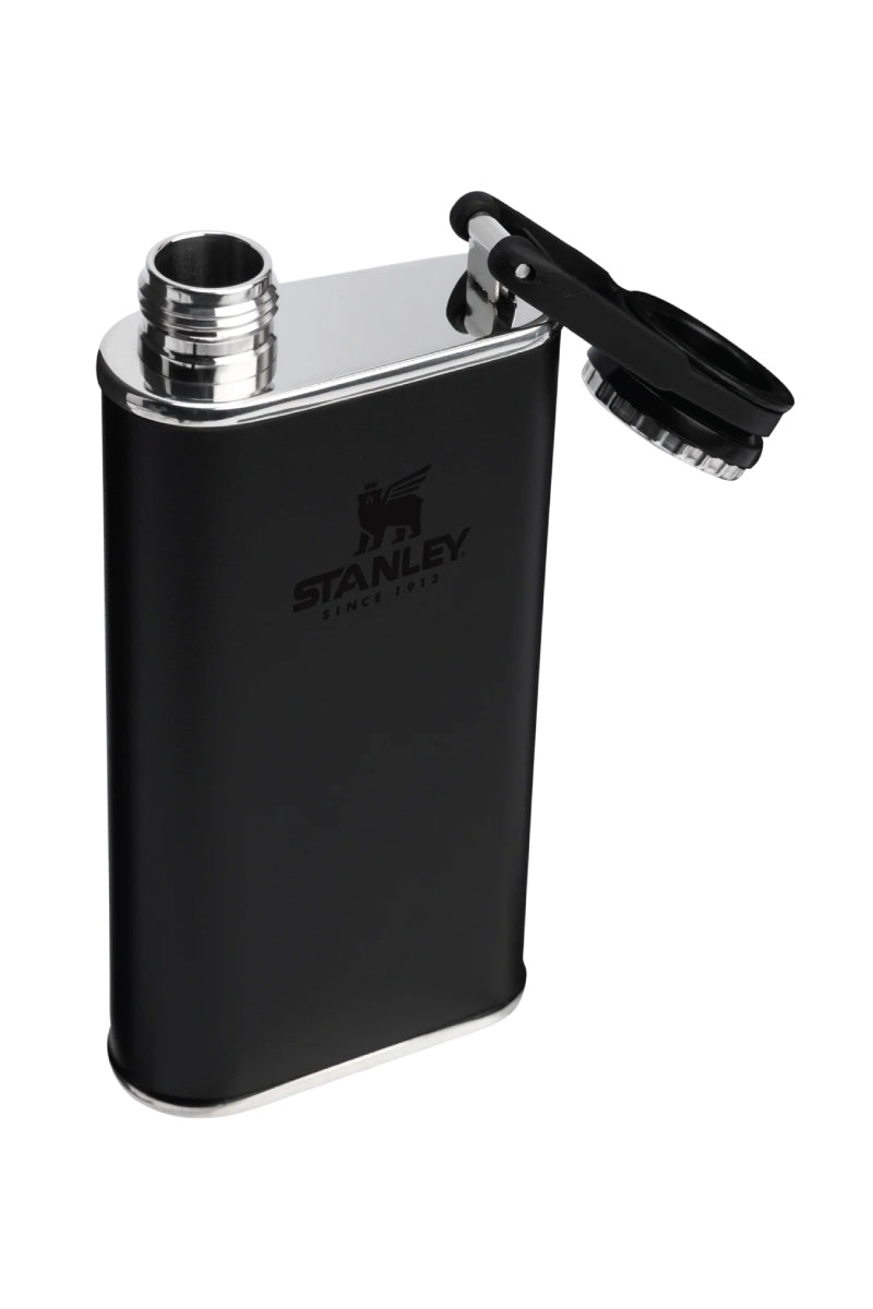 Classic Easy Fill Wide Mouth Flask - BLK