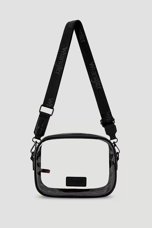 Clear Crossbody Stadium Bag - BLK
