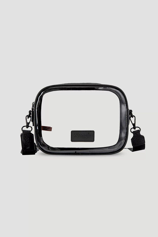Clear Crossbody Stadium Bag - BLK