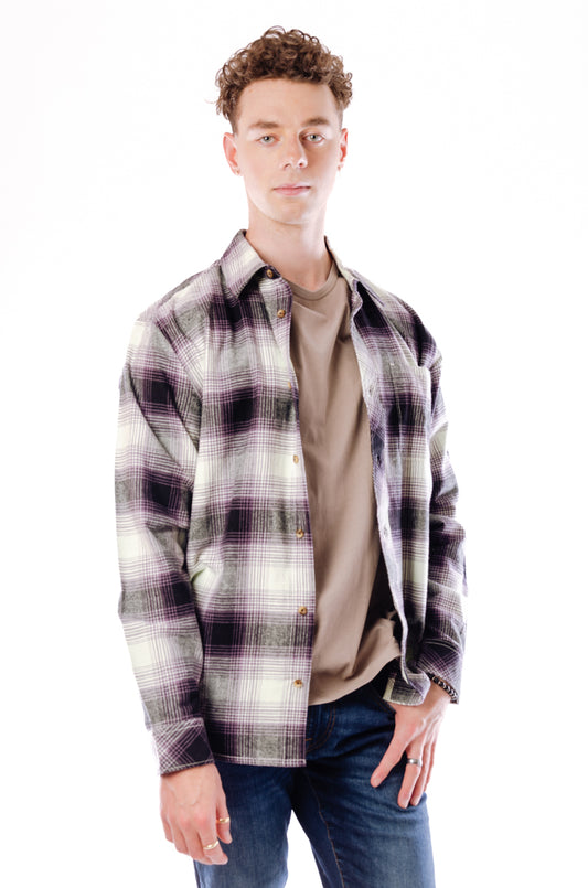 Coastline Flannel Long Sleeve Shirt - MCR