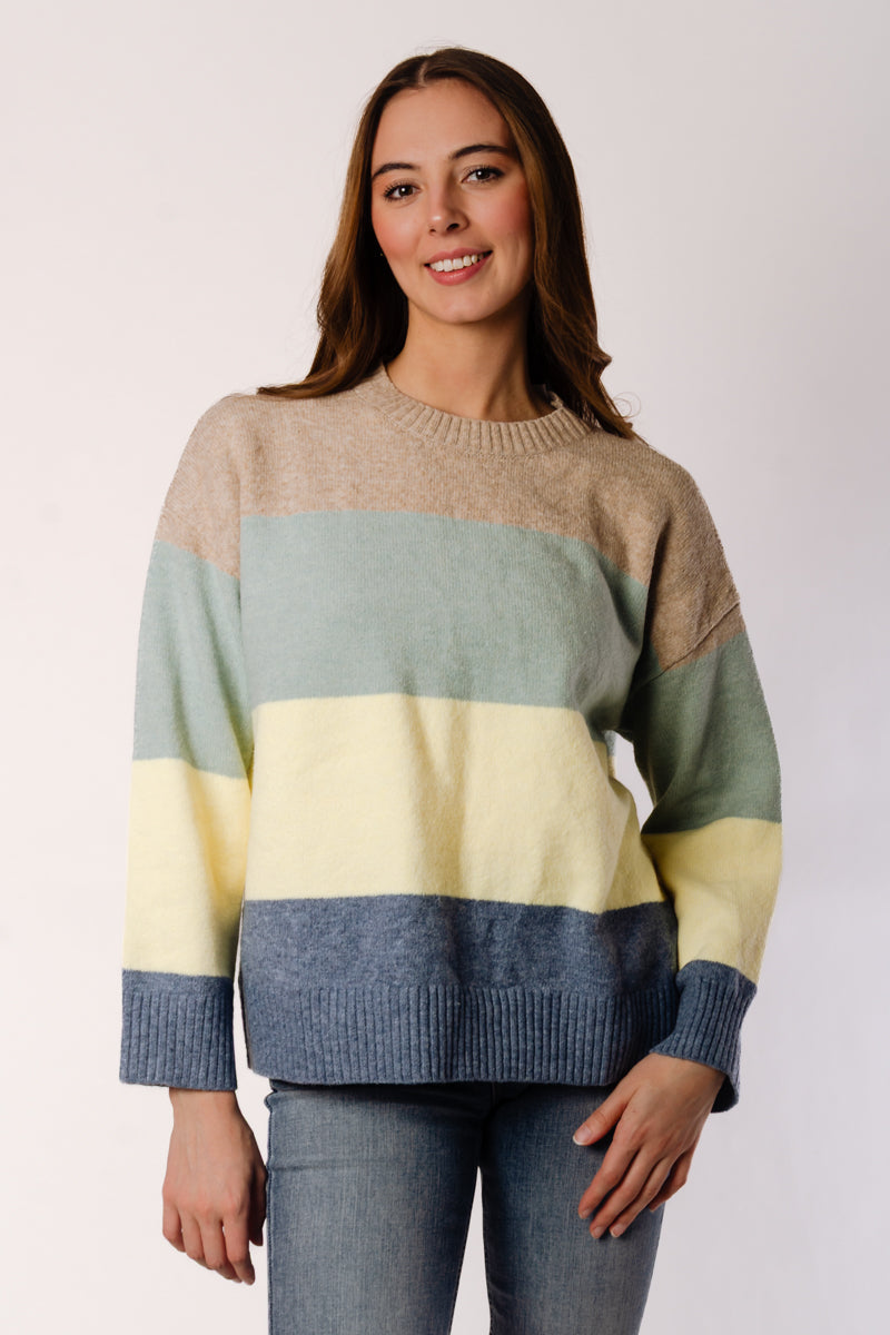 Colorblock Sweater - SAG
