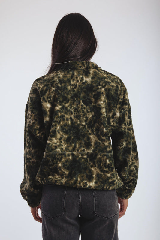 Timber Meadow Printed Half Zip - SAG