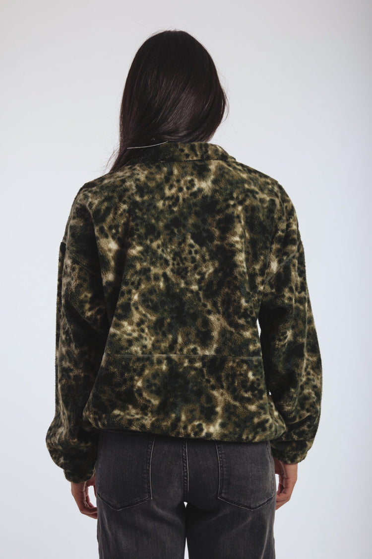 Timber Meadow Printed Half Zip - SAG
