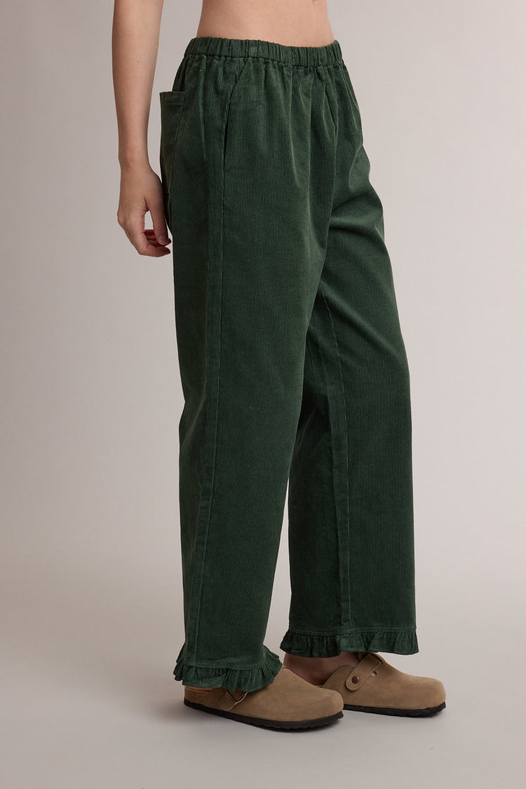 Corduroy Ruffle Pants - FOR