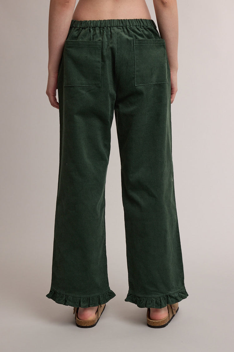 Corduroy Ruffle Pants - FOR