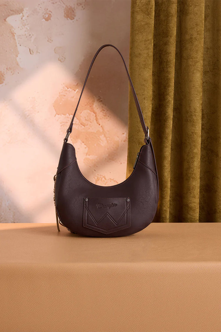 Cow Print Fringe Hobo - COF