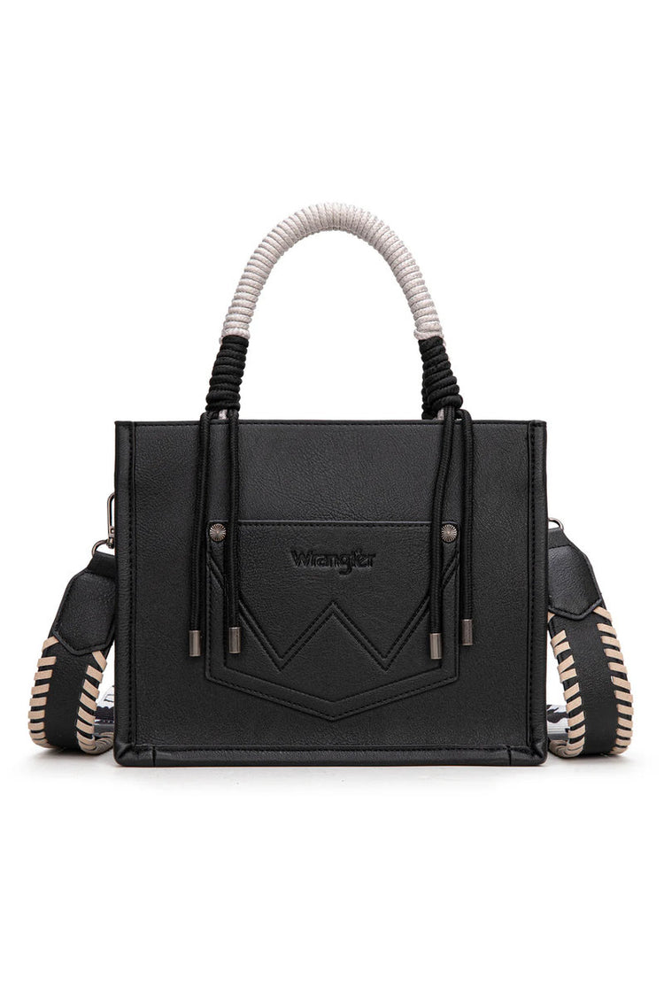 Cow Tote & Crossbody - Small - BLK
