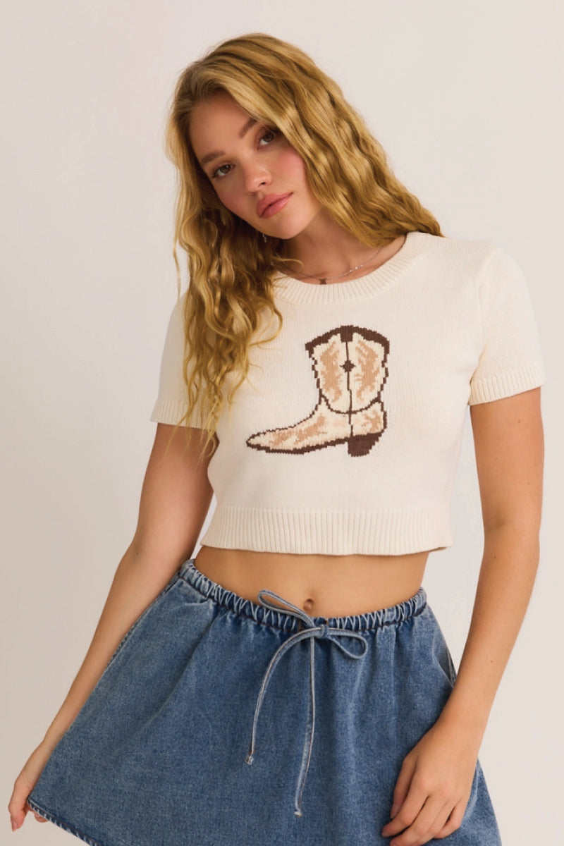 Cowboy Boot Top - IVR
