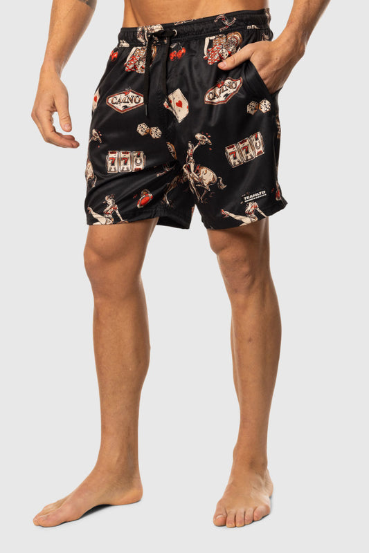 Cowboy Casino Swim Shorts - COW