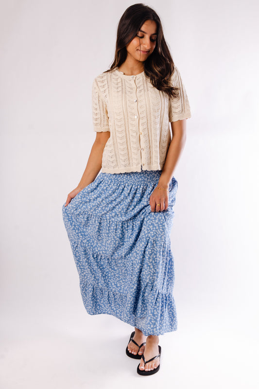 Crochet Cardi - NAT