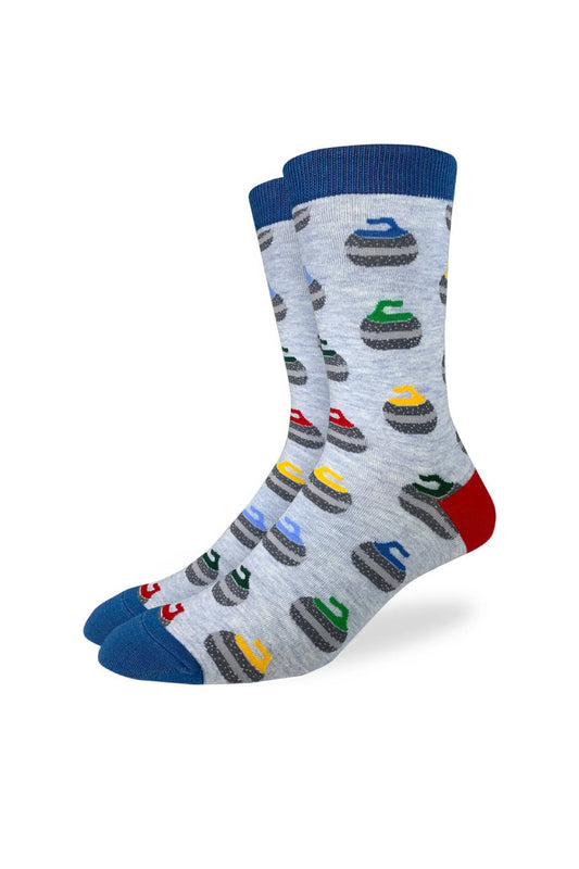 Curling Stones Sock - GRY