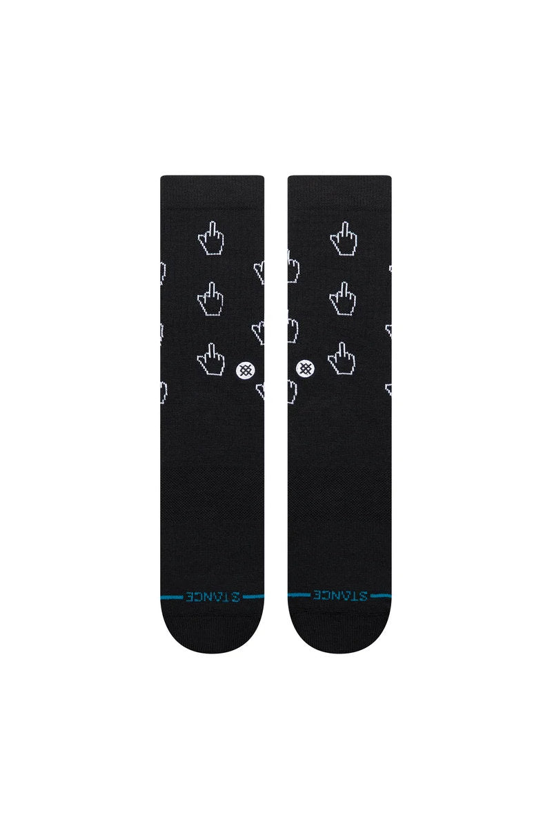 Cursor Crew Sock - BLK
