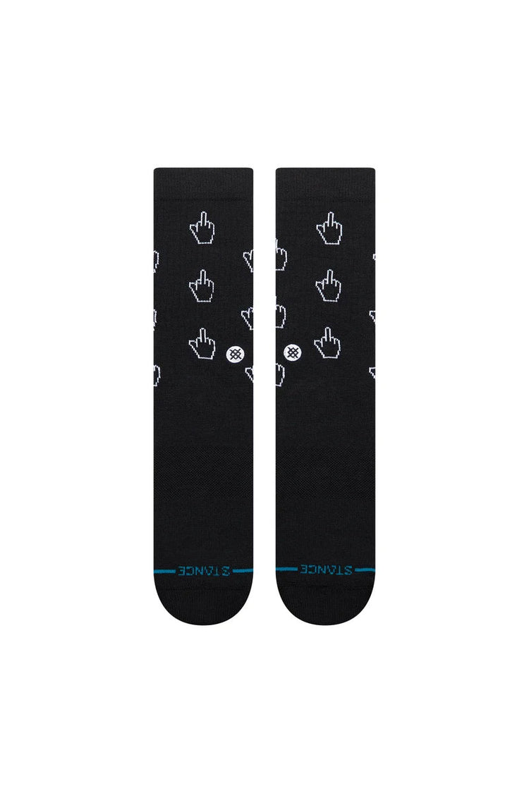 Cursor Crew Sock - BLK