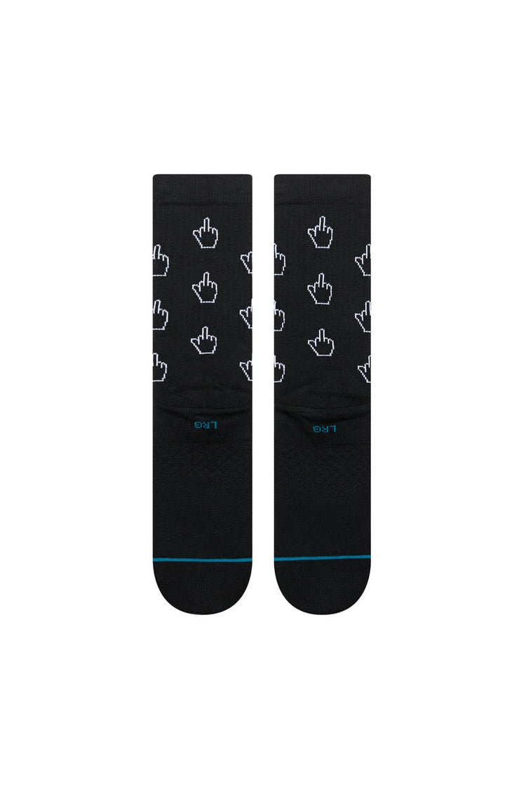 Cursor Crew Sock - BLK
