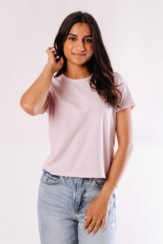 Dahlia Short Sleeve Top - PNK