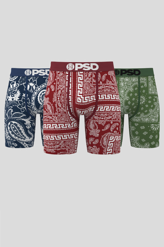 Dark Bandana 3Pk Boxer Brief - MUL