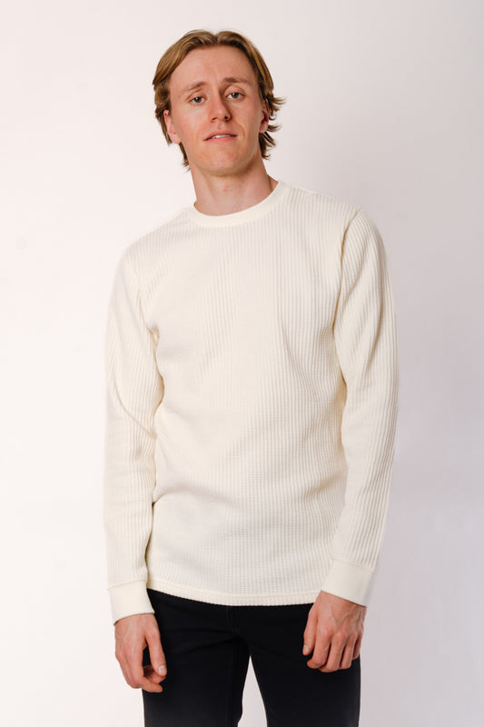 Dayshift Long Sleeve Thermal Shirt - WHT