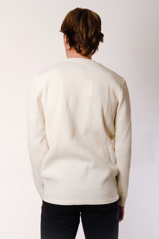 Dayshift Long Sleeve Thermal Shirt - WHT