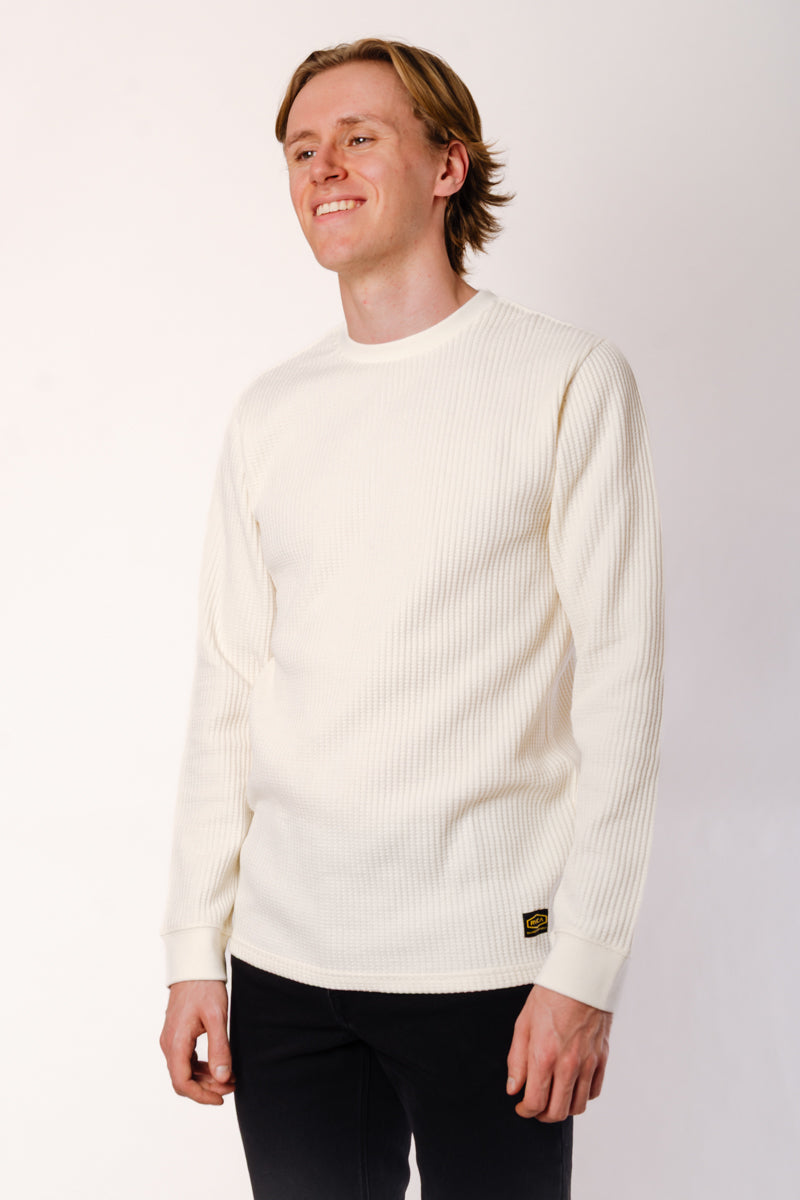 Dayshift Long Sleeve Thermal Shirt - WHT