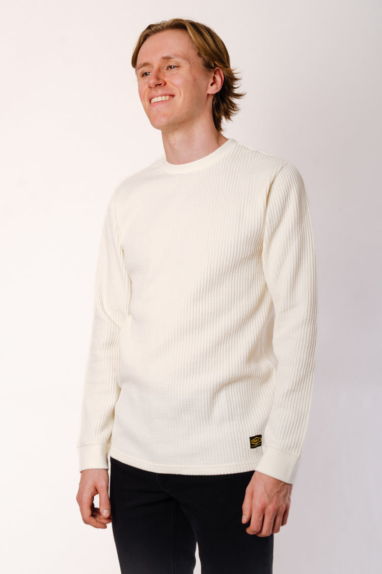 Dayshift Long Sleeve Thermal Shirt - WHT