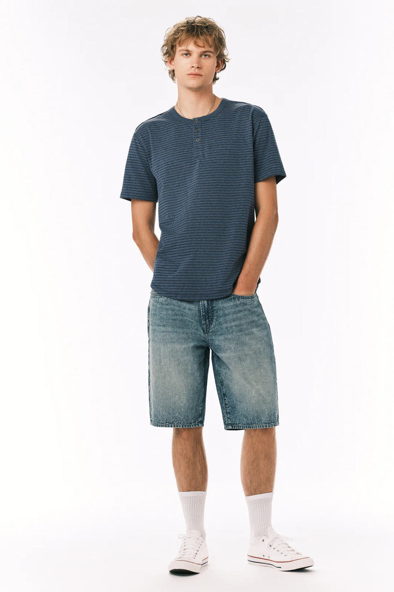 Dean Relaxed Straight Denim Shorts - SAN