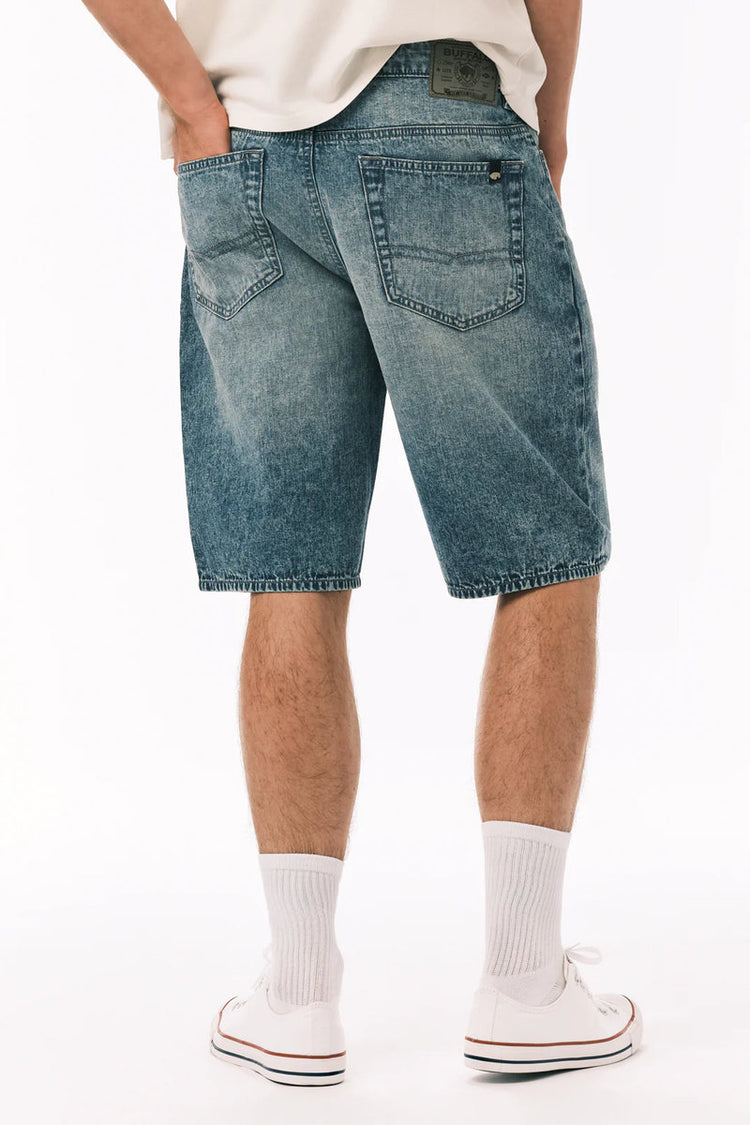 Dean Relaxed Straight Denim Shorts - SAN