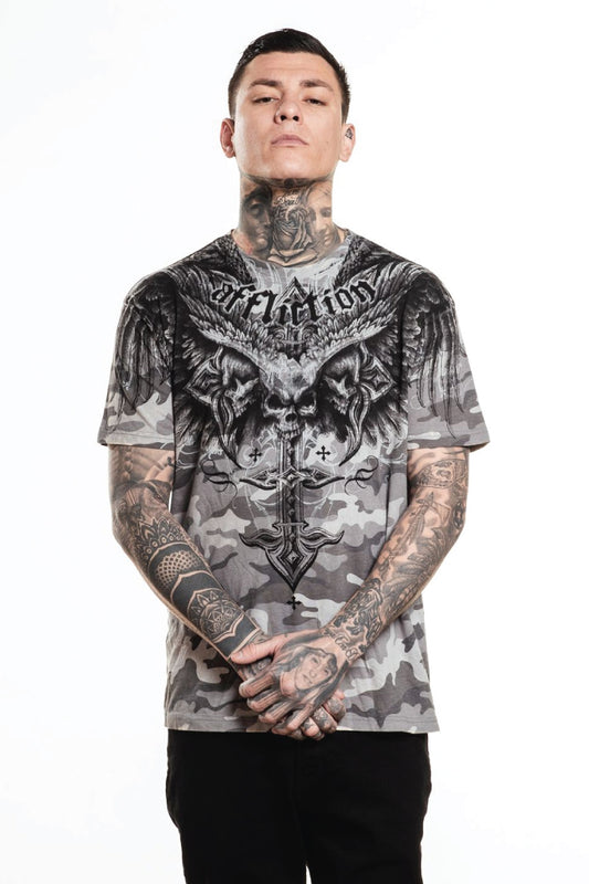 Death Eyes Tee - GRY