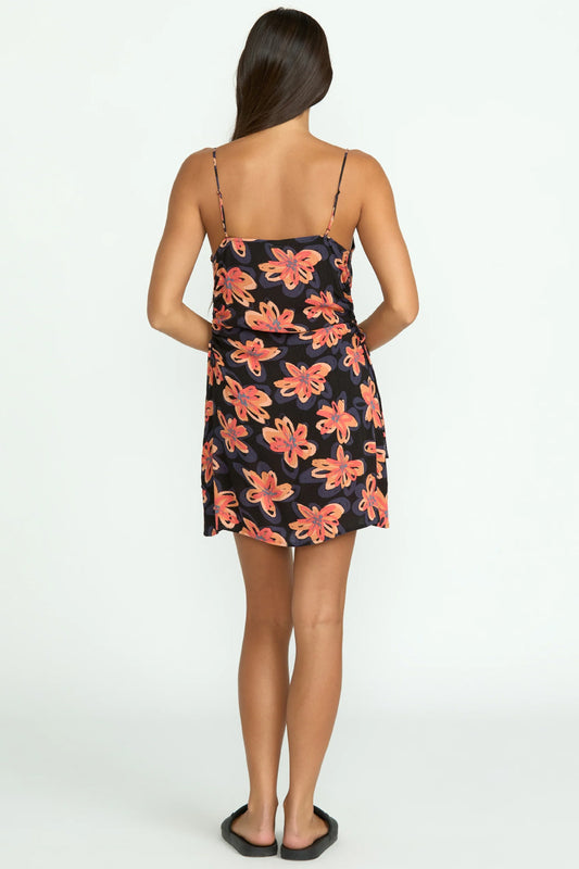 Deep Tropix Mini Dress - BLK